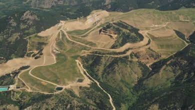 open pit mine