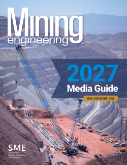 Mining Engineering 2027 Media Guide cover