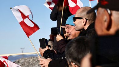 greenland delegation spectators